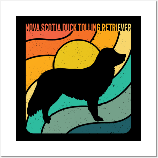 Rainbow Nova Scotia Duck Tolling Retriever Posters and Art